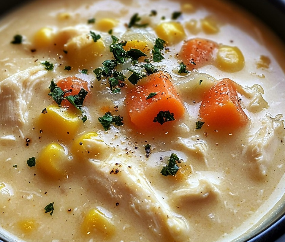 Creamy White Chicken Chili Corn Chowder