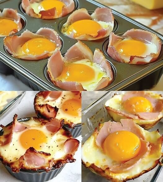 1 Point Weight Watchers Ham and Egg Breakfast Cups