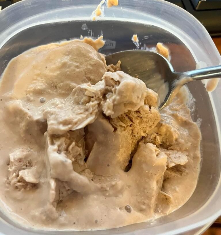 Chocolate Peanut Butter Ice Cream with a Twist