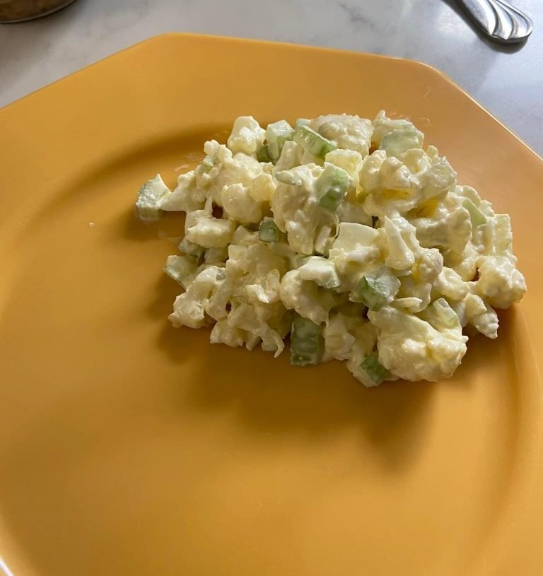 Cauliflower Potato Salad (Healthy & Low-Carb)