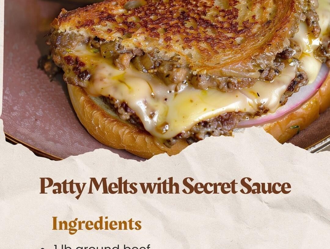 Patty Melts with Secret Sauce