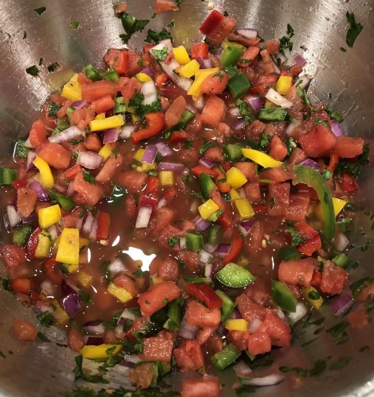 Spicy Watermelon Salsa (WW-Friendly)