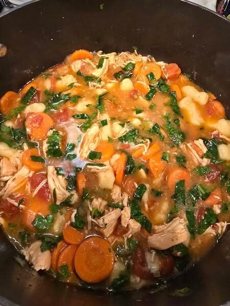 Chicken and Gnocchi Soup By Sophia Hunter