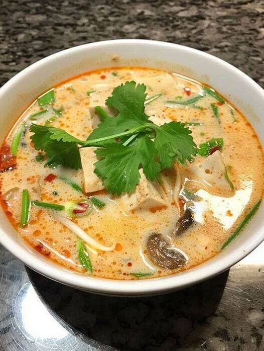 Vegan Tom Kha Soup