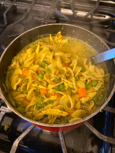 Homemade Chicken Noodle Soup By Sophia Hunter
