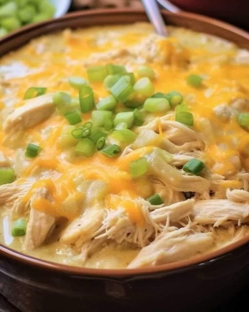 Slow Cooker Green Chile Chicken Casserole By Sophia Hunter