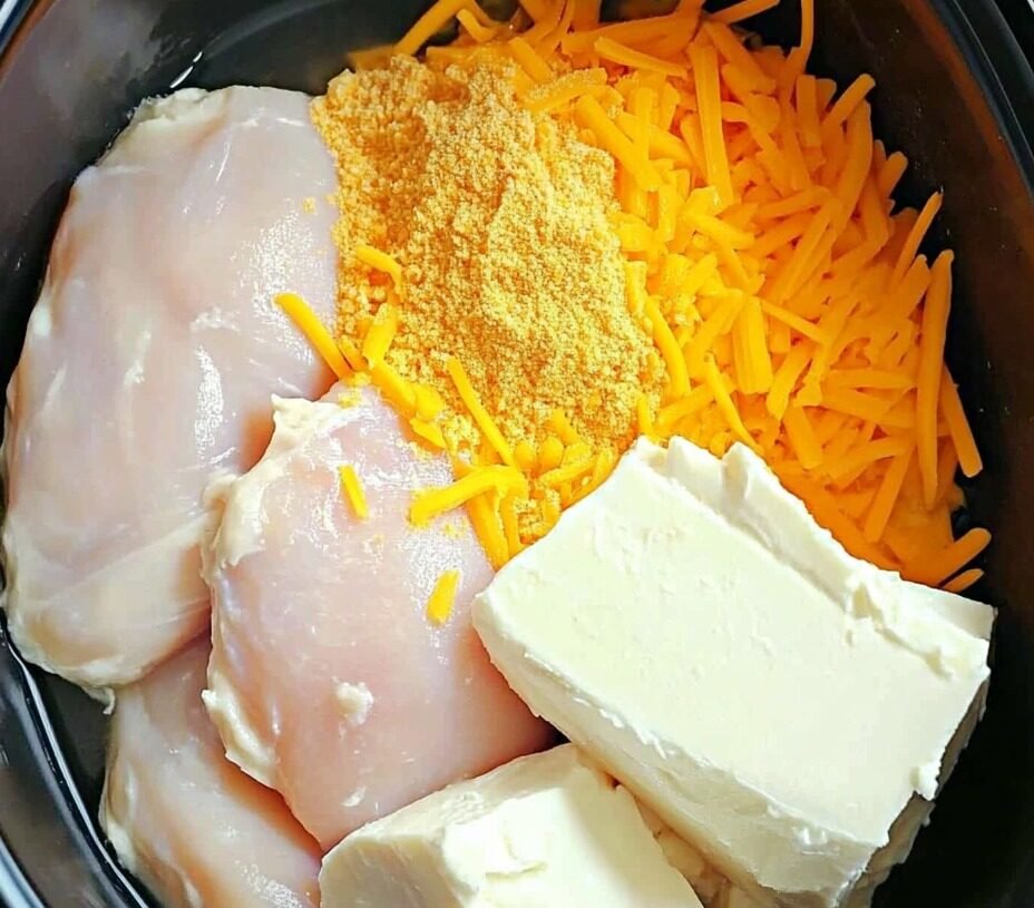 Slow Cooker Cream Cheese Crack Chicken