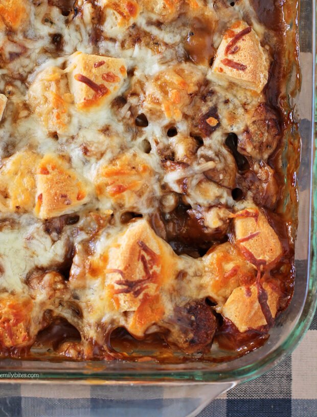 Bubble Up Swedish Meatball Casserole