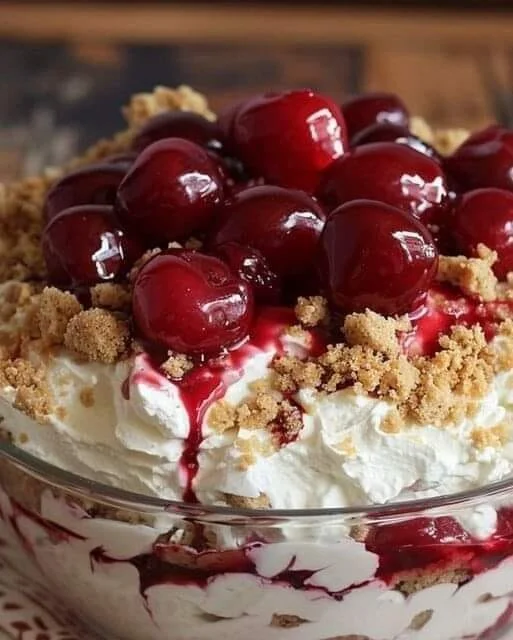 Delectable Cherry Cheesecake Fluff