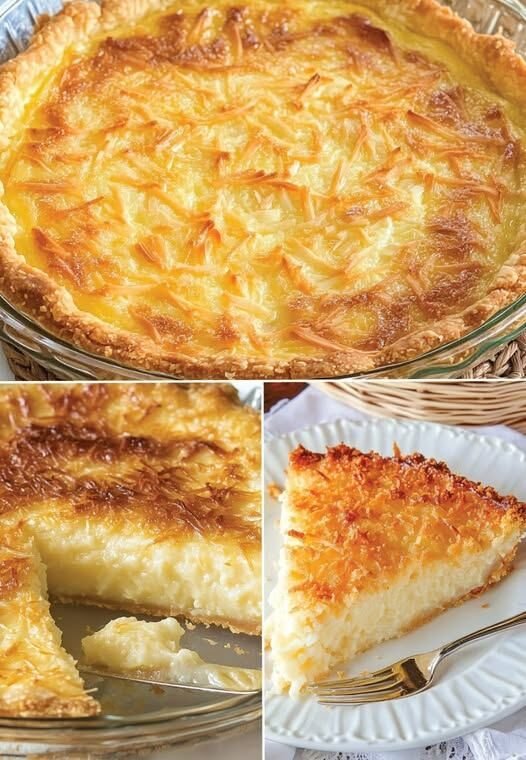 Keto Crustless Coconut Custard Pie