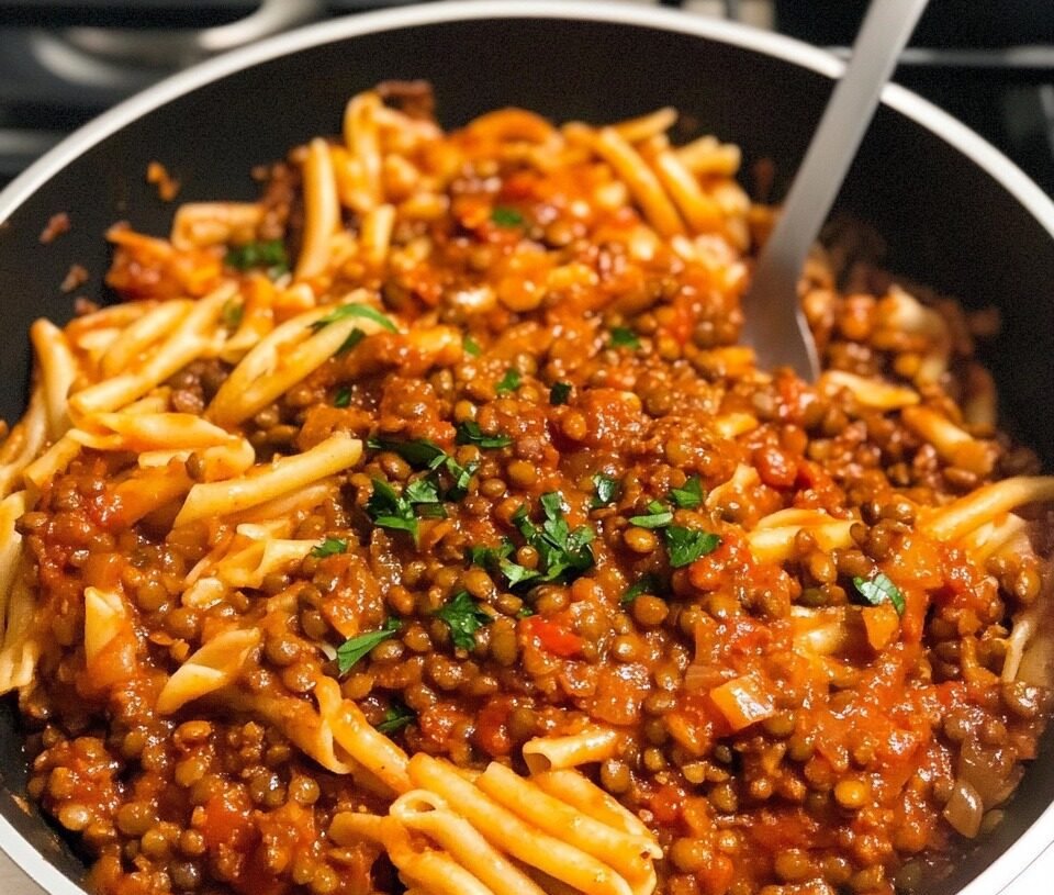 Hearty Vegan Lentil Bolognese