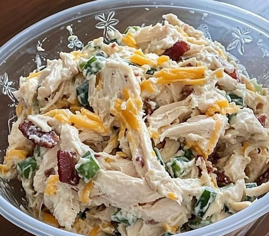 Spicy Jalapeño Bacon Chicken Salad