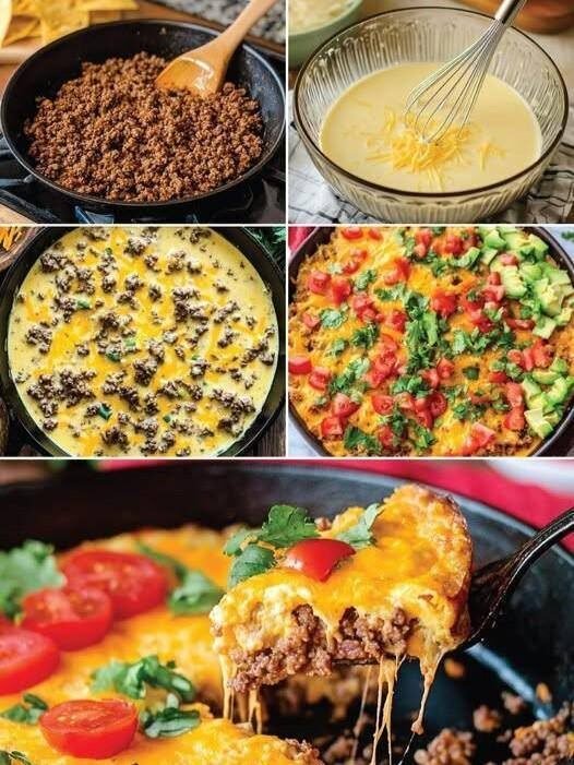 Keto Casserole With Ground Beef