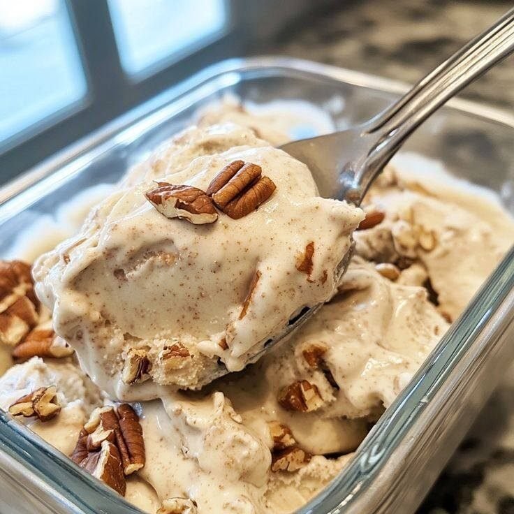Butter Pecan Light Ice Cream