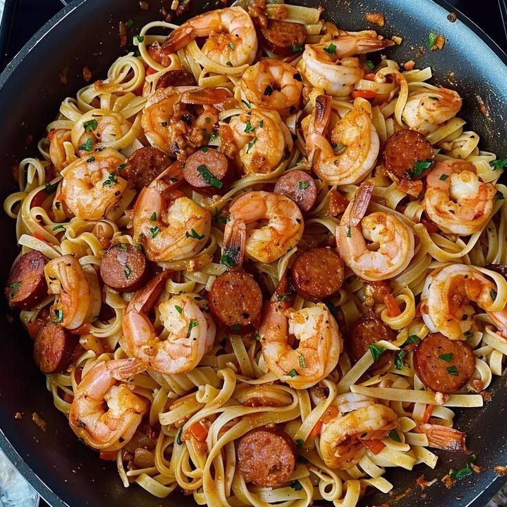 Keto Cajun Shrimp Pasta