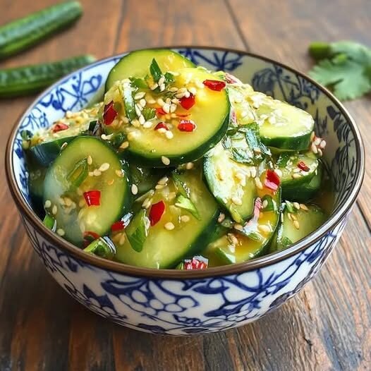 WW-Friendly Fresh Pickled Cucumbers