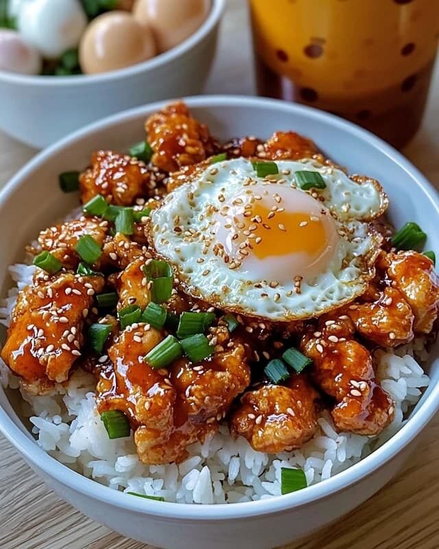 WW-Friendly Sticky Gochujang Chicken Rice Bowl