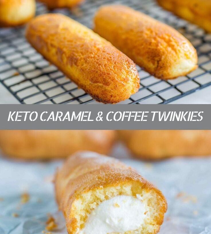 Keto Caramel & Coffee Twinkies