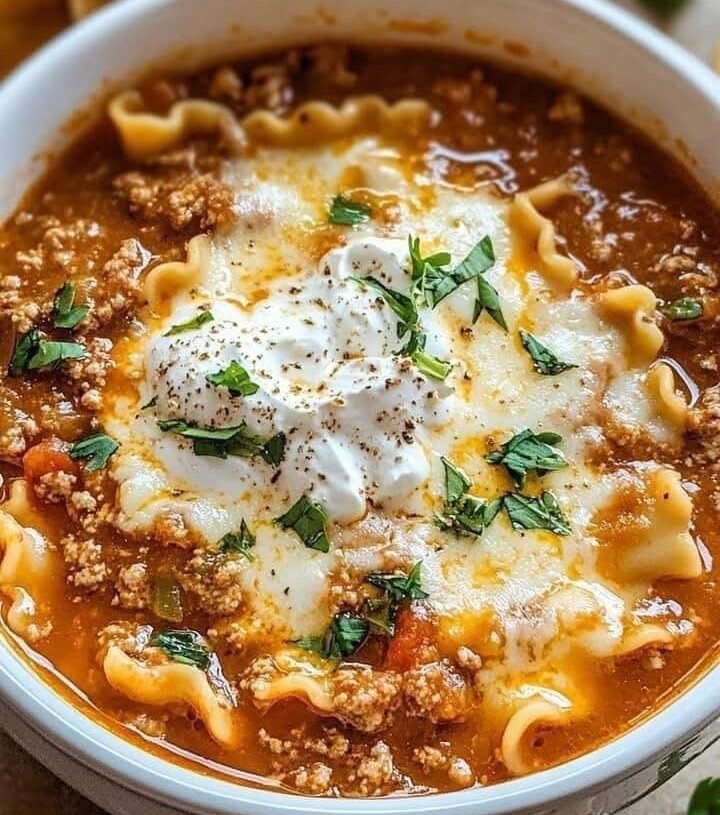 Lasagna Soup (Weight Watchers Friendly)