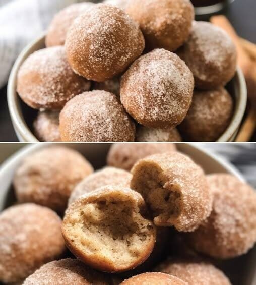 Keto Cinnamon Sugar Donut Holes