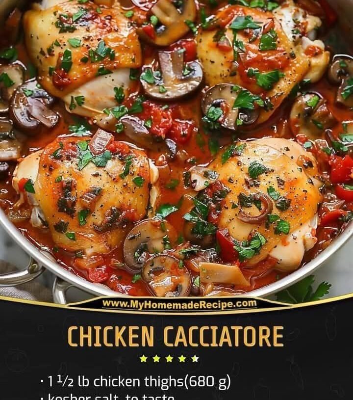 WW-Friendly Chicken Cacciatore