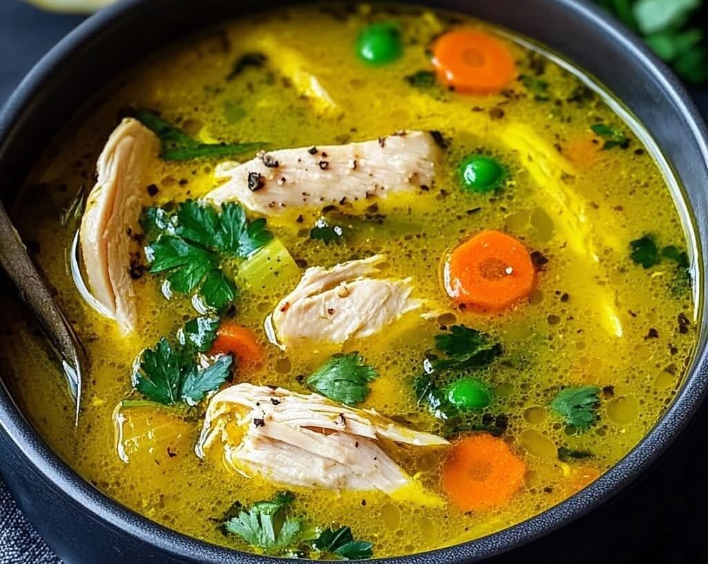 WW-Friendly Anti-Inflammatory Turmeric Chicken Soup