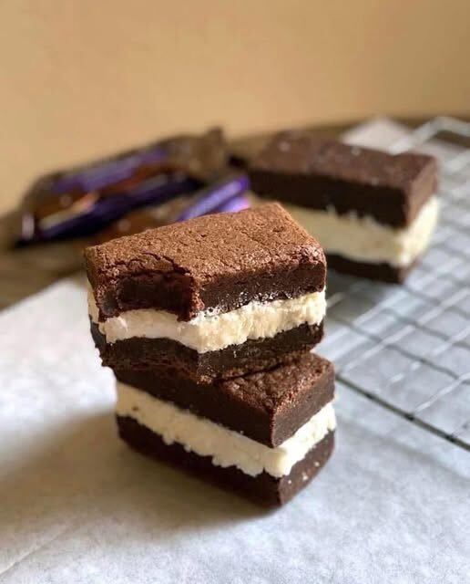 Brownie Ice Cream Sandwiches