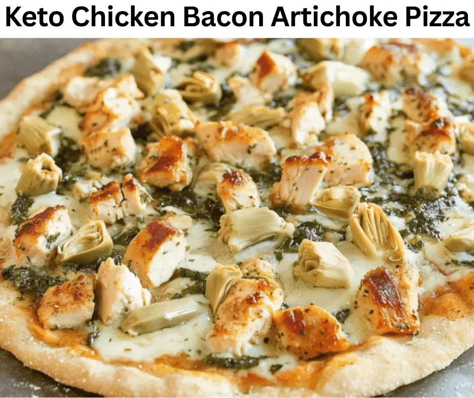 Chicken Bacon Artichoke Pizza
