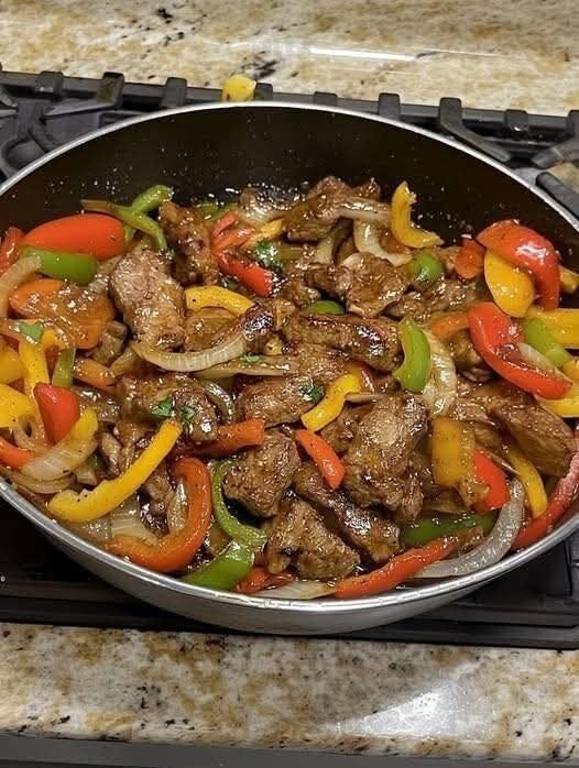 Chinese Pepper Steak with Onions