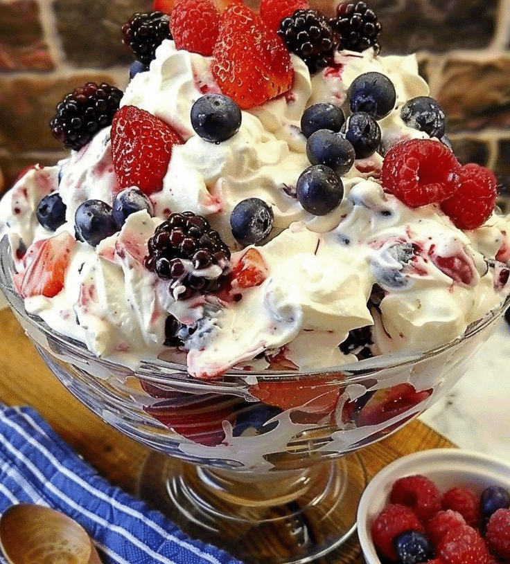 Berry Cheesecake Salad
