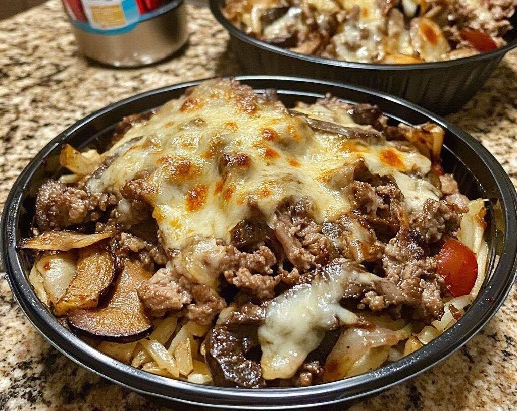 Philly Cheesesteak Bowls