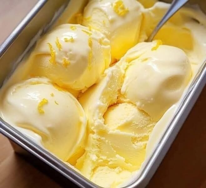  Homemade Vegan Lemon Ice Cream 