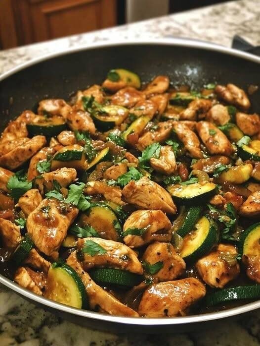 Chicken & Zucchini Stir-Fry (Asian Dinner Recipe)