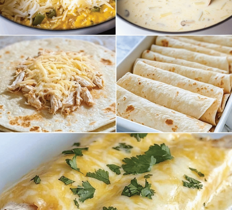 Keto Chicken Enchiladas
