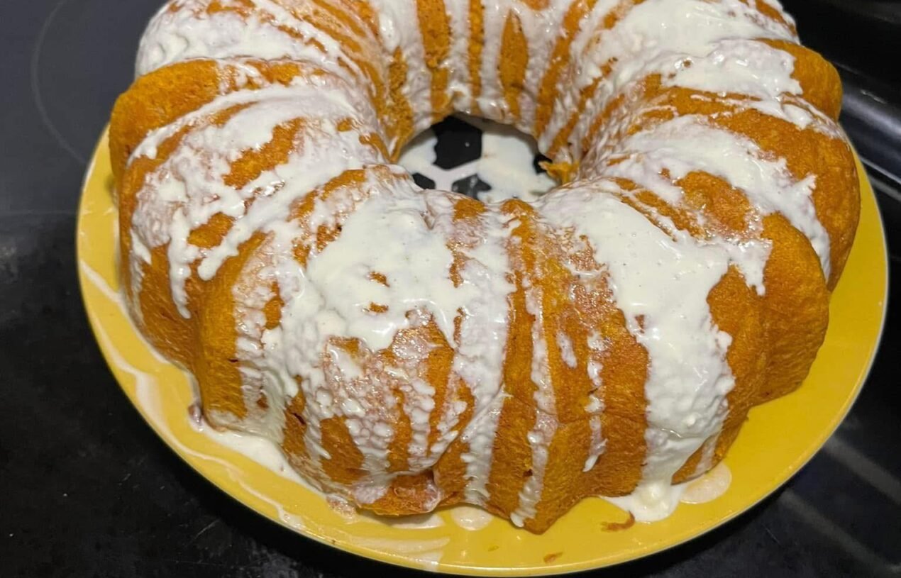 Heavenly 2-Point Pumpkin Bundt Cake
