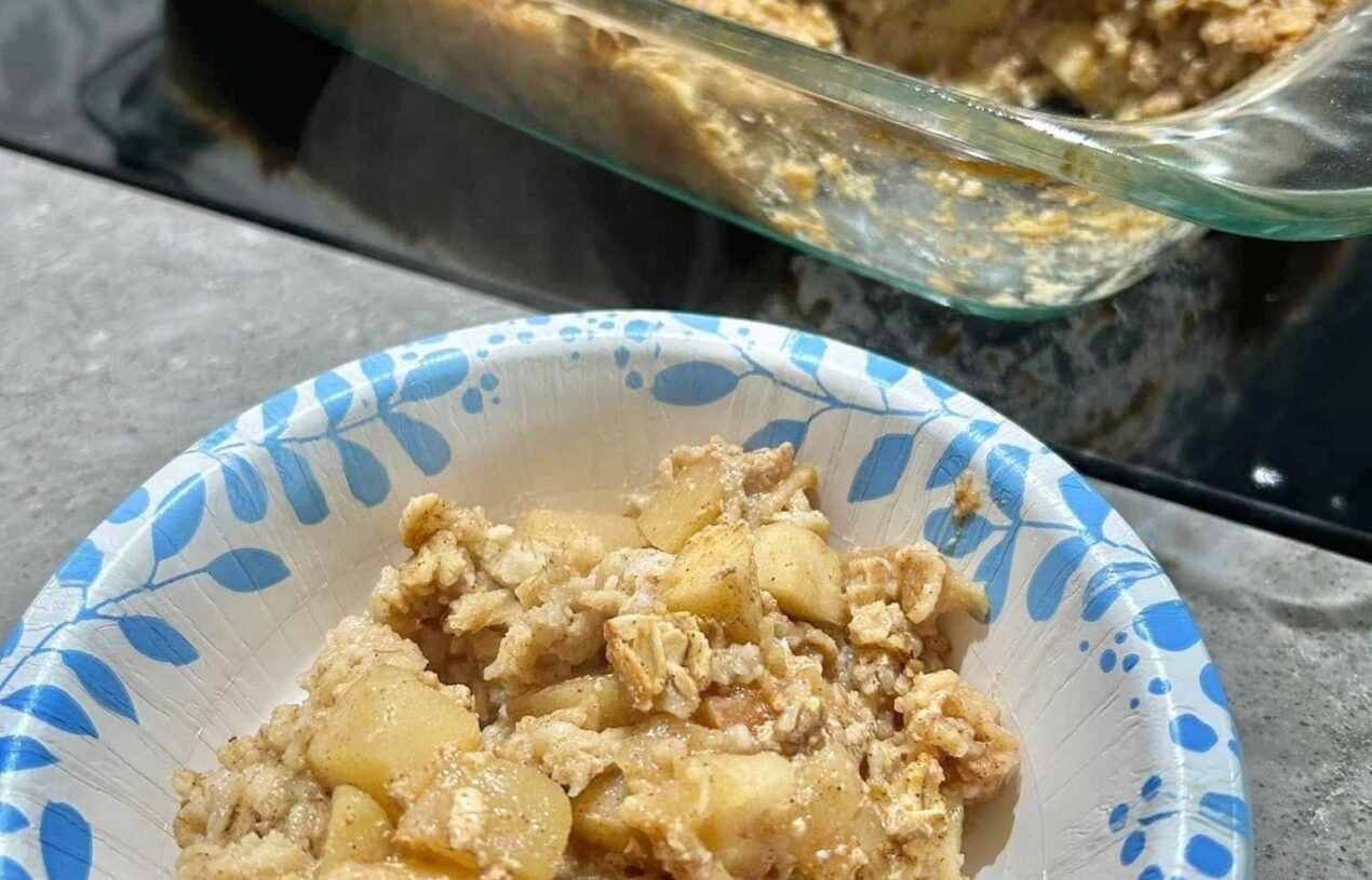 🍎 Healthy Baked Apple Oatmeal