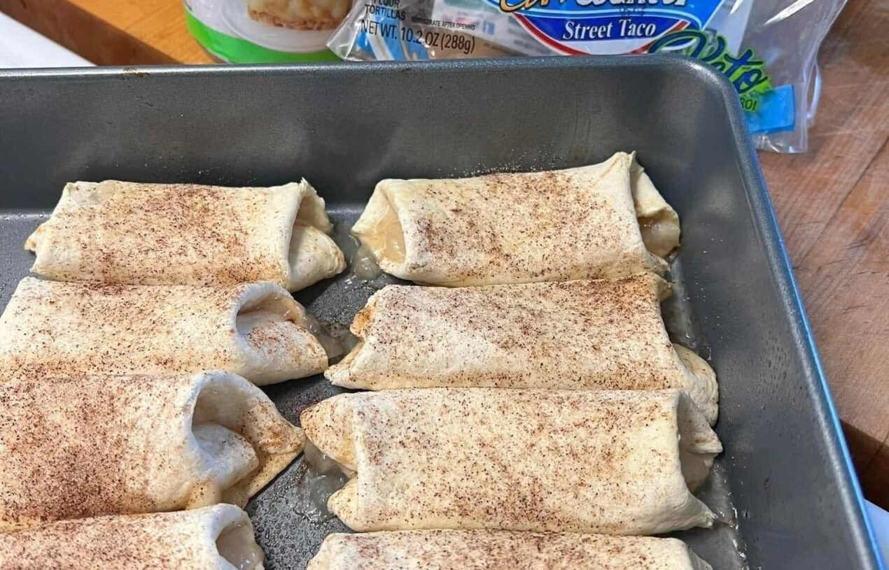Low-Point Apple Enchilada Dessert Recipe