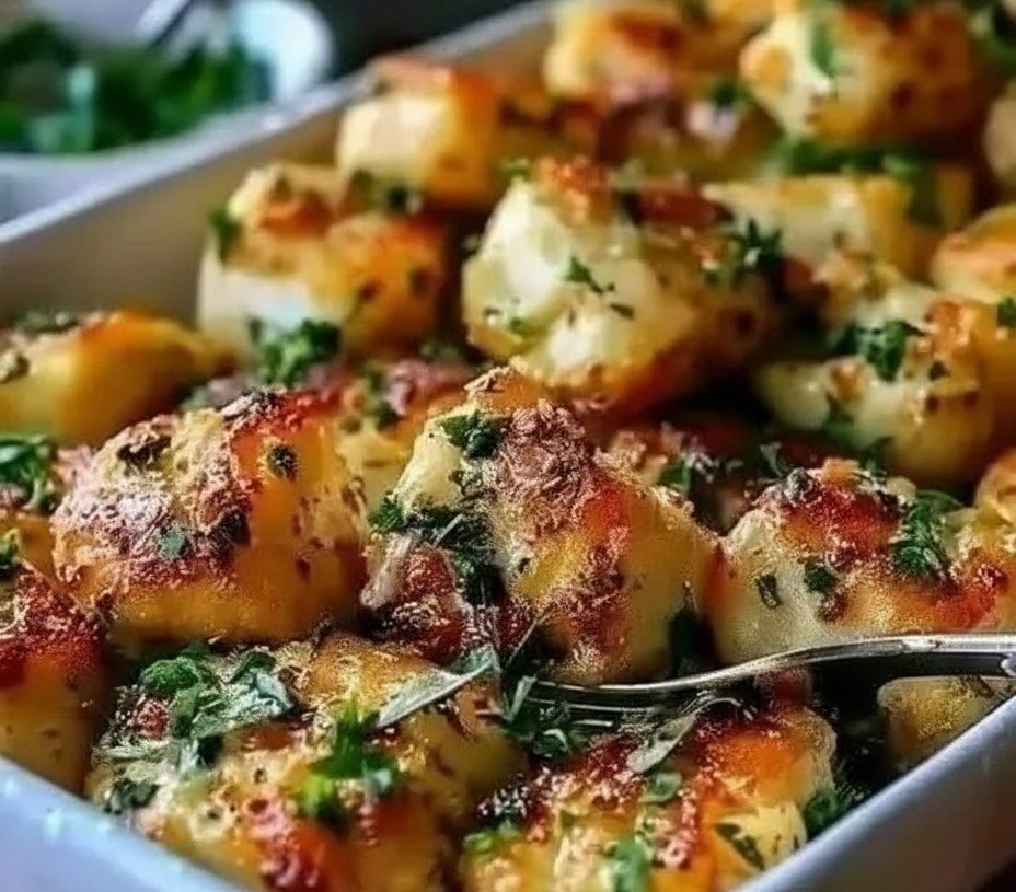 High-Protein Lemon & Garlic Chicken Bites
