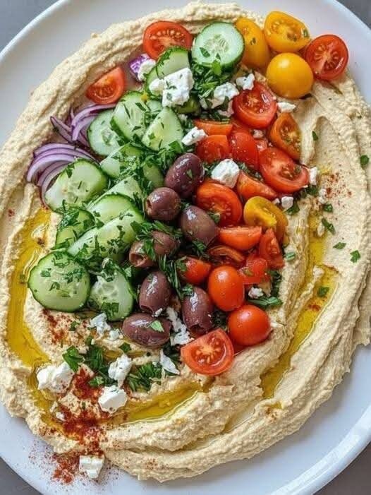 πΏ Mediterranean Mezze Hummus Platter