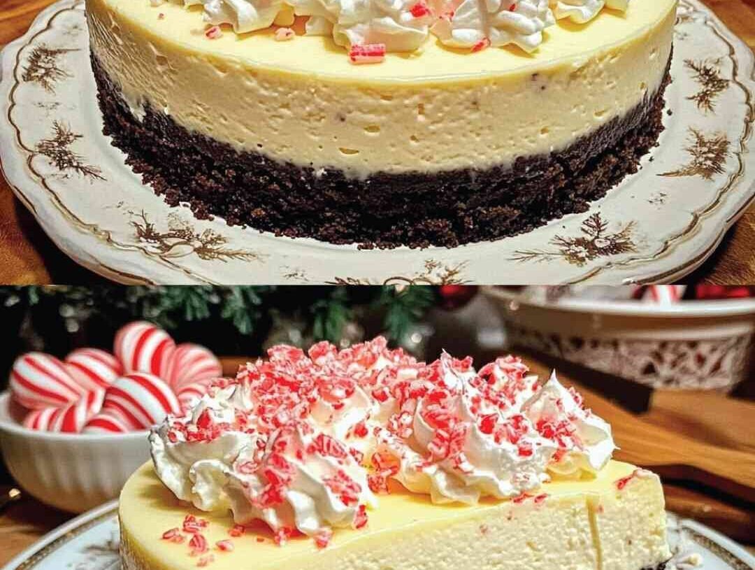 High-Protein Peppermint Cheesecake