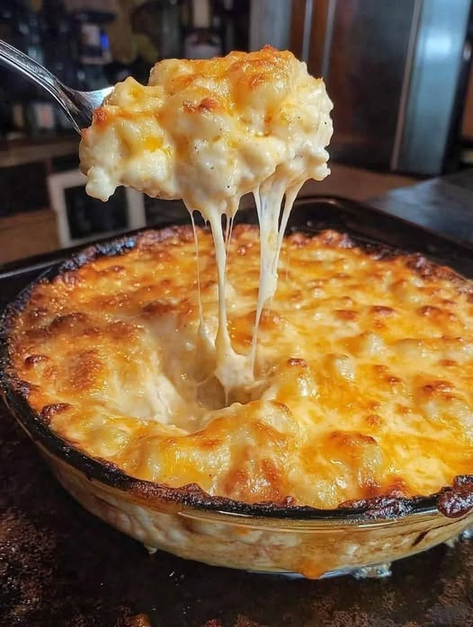 🧀 Mediterranean Three-Cheese Baked Pasta
