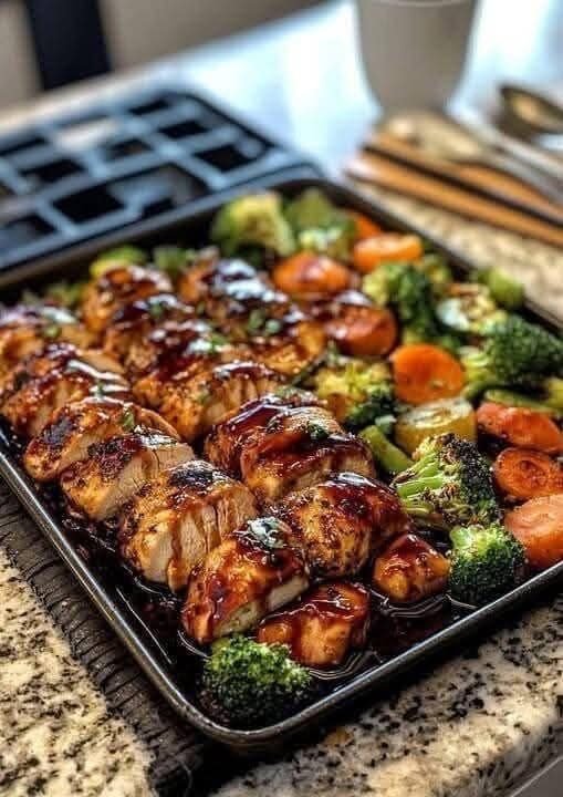 High protein Low-Carb Teriyaki Chicken & Veggies |One-Pan,protein-friendly|