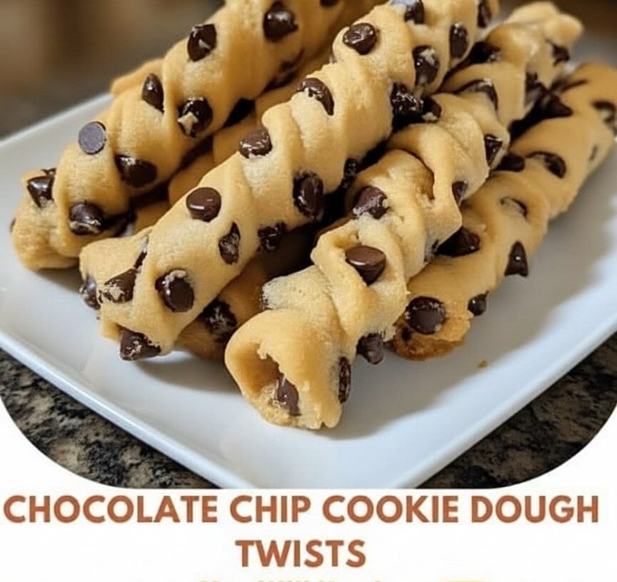 Chocolate Chip Cookie Dough Twists