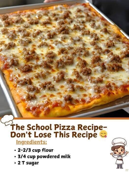 The Classic School Pizza Recipe –