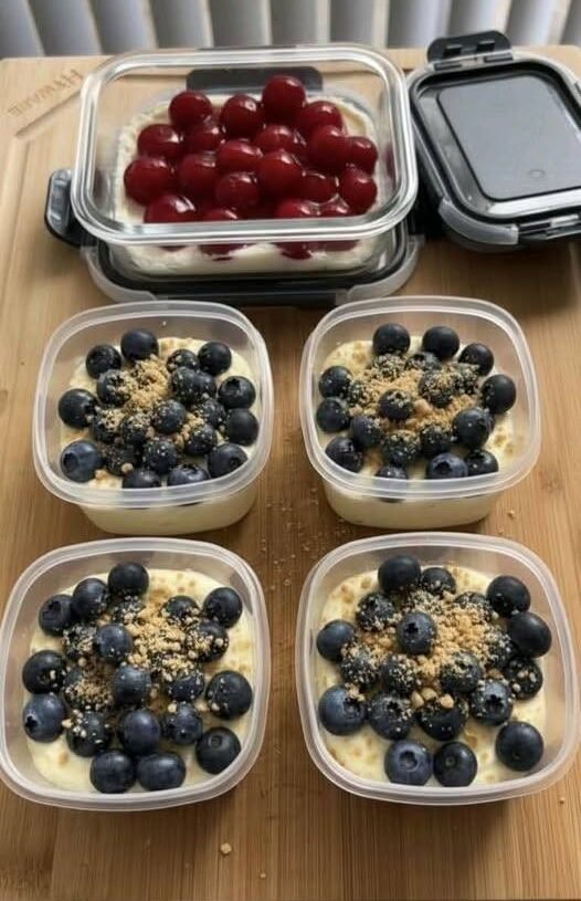 Lemon Blueberry Cheesecake Cups