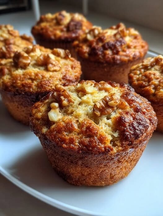 🍌 Cottage Cheese Banana Protein Muffins –