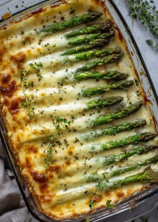 Creamy Asparagus Gratin (Grandma’s Holiday Recipe) –