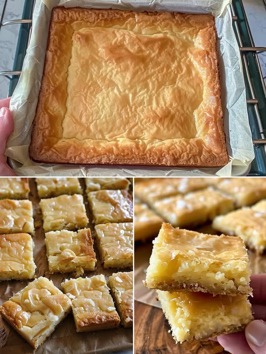 🌞 Mediterranean Sunshine Custard Butter Bars