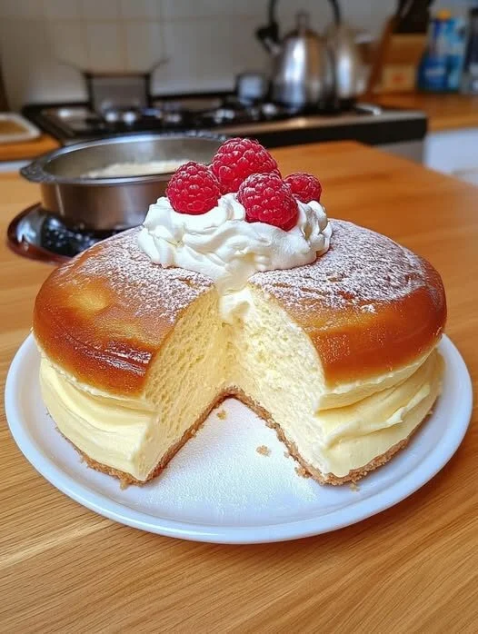 High-Protein Light and Airy Cloud Cake