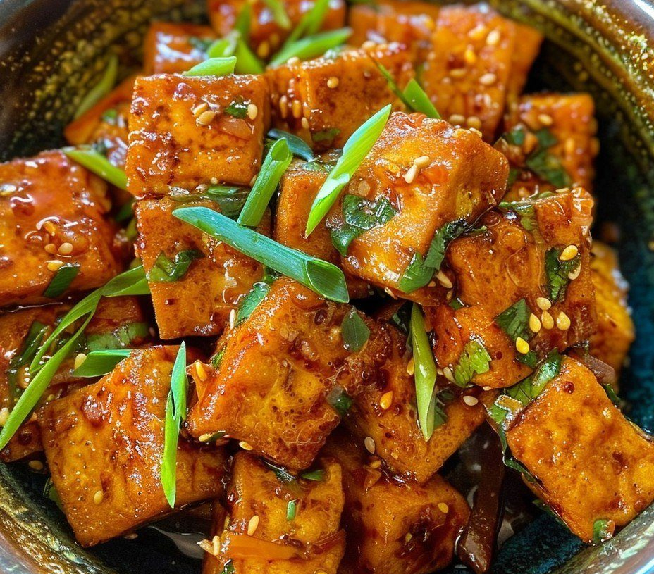 Diabetic-Friendly Crispy Garlic Soy Tofu